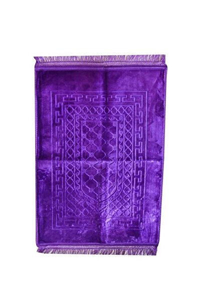 Generic Soft and silky Prayer Mat Purple