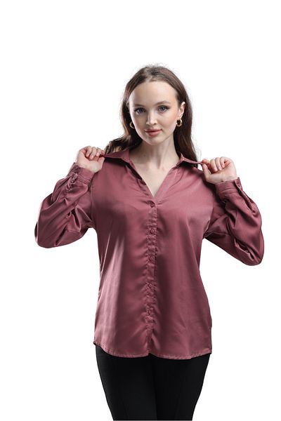 SUGA Sunset silk blouse