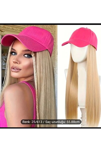 Handmade Pembe Şapka Tak Çık Kolay Pratik Saç,