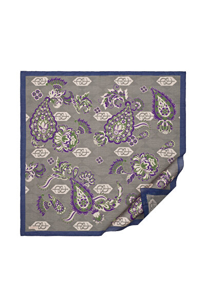 ipekevi Eșarfă Serenad Gri Albastru