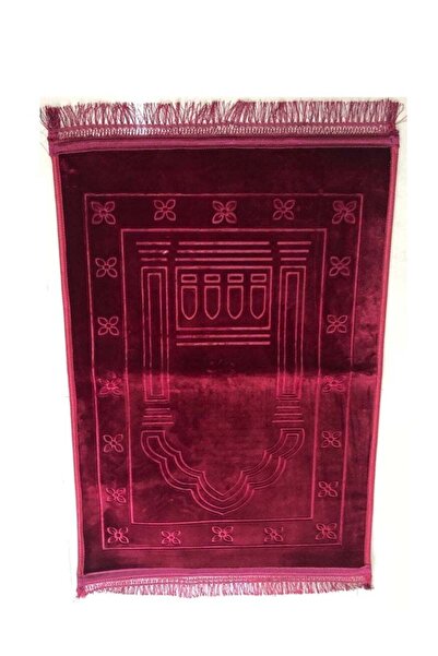 Generic Extra Large Red Islamic Prayer Mat Musalla