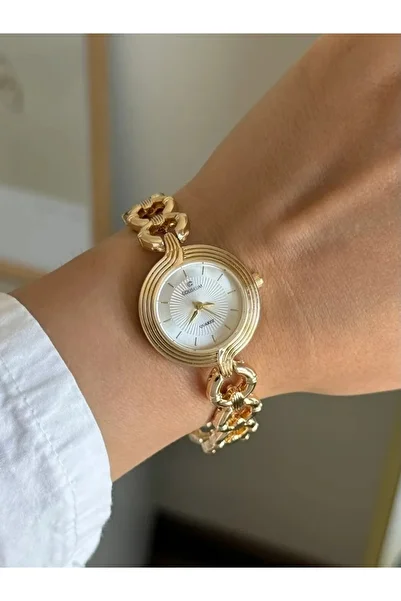 RoseandRoses Collet Vintage Model Women's Wristwatch Gold (White Dial)
