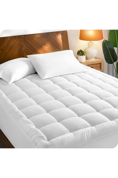Gerenic Super soft microfiber blanket, white, 14 cm high, 180 x 200 cm