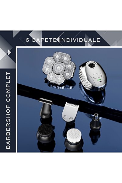 OEM 6-in-1 Professional Grooming Kit - Double Blade, Waterproof, USB Charging