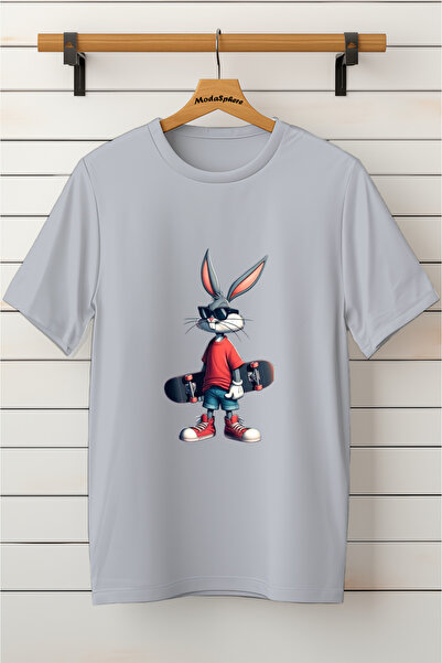 AR&YOS Printed Unisex Oversize T-Shirt Oversize