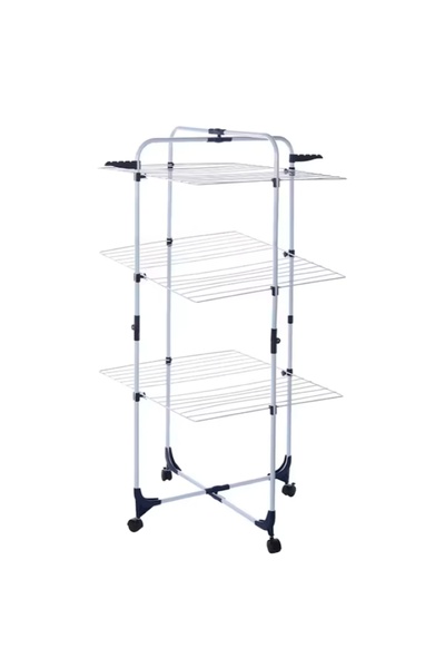 EMATTERIO Mobile Vertical Clothes Dryer, 30m Drying Area, Foldable, Compact Design