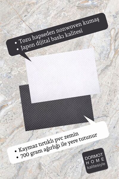 Dormot Modern Dijital Baskı Popüler Harry Potter Alohomora 70x45cm Kapı Önü Paspası