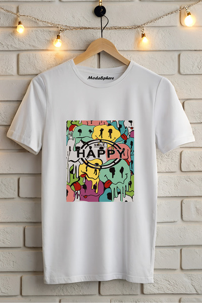 AR&YOS Printed Unisex Oversize T-Shirt Oversize