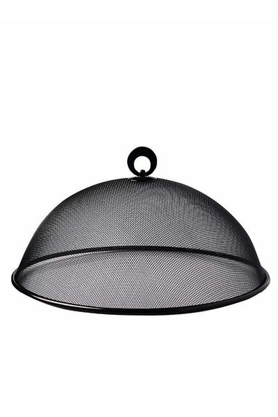 Generic Reusable Stainless Steel Mesh Food Cover for Outdoor Picnics and Dining 11.8-Inch Round Umbrella Te