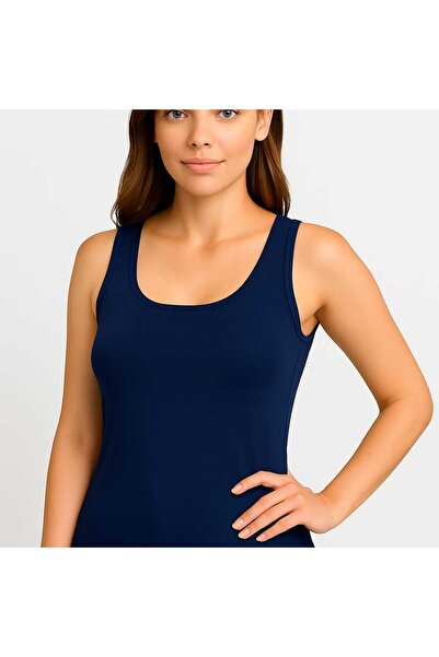 ingegno body larg guler rotund zero mâneci din material subțire țesătură visc...