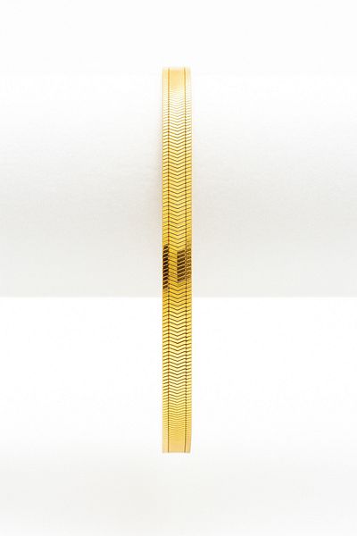 Bittox Stainless Steel Gold-Gold Color Men's Bracelet-Adjustable Chain Model- Slim Elegant Design