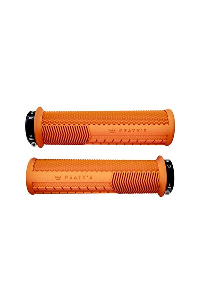 PEATY'S Professional Grips Peaty’s Monarch Grip Knurl 2024, Unique Rubber Compound, Orange