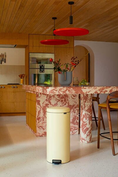 Brabantia Newıcon Mellow Yellow Pedal Trash Can 30L