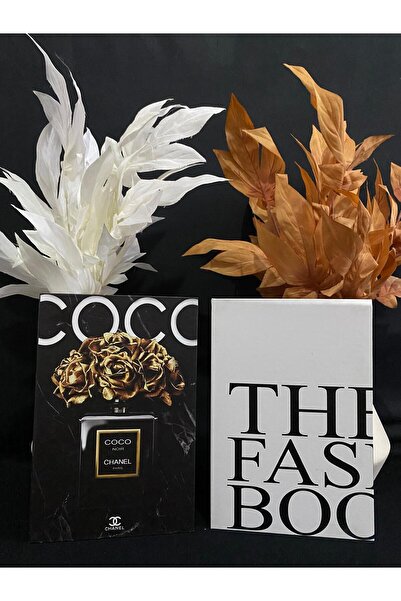 DecoZel Decorative Book Box Set of 2