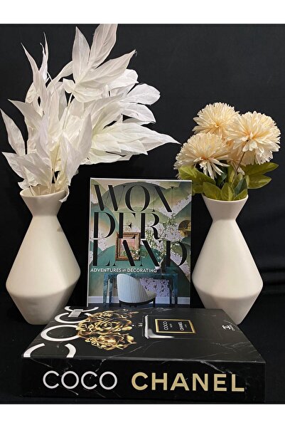 DecoZel Decorative Book Box Set of 2