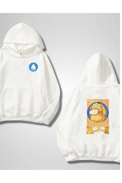 dompulerimoda Pokemon Front Back Printed Hooded Sweatshirt