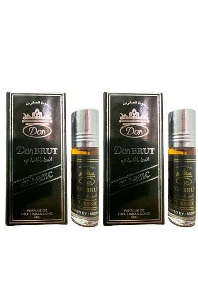 Brut French Roll On Perfume Oil 6 ml 2 Pcs