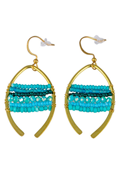 Waves And Pebbles Romulus a Earring