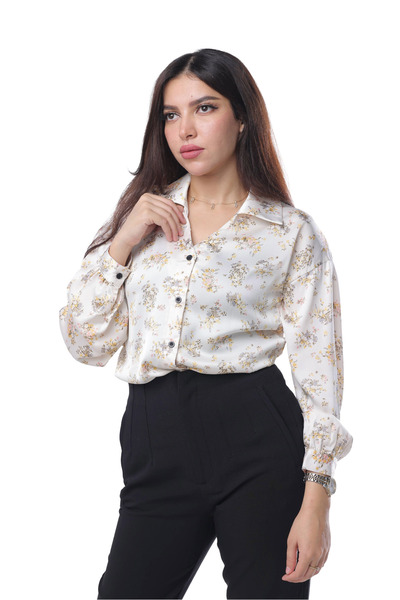 SUGA Autumn Floral Wrap Blouse