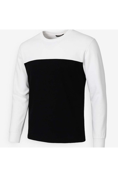 trender Black - White Men's Sweatshirt
