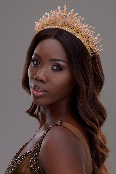 Hayalperest boncuk Neshy Model Bridal Princess Crown Coroana de nuntă și coro...