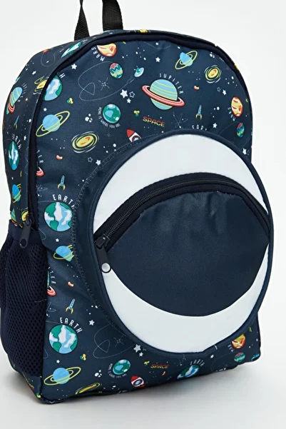 LC Waikiki Lcw Ecolacivert Space Printed Boy's School Bag