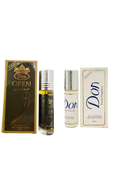 Don French Fragrance Roll On Perfume + Open Perfume 6ml 2 Pcs