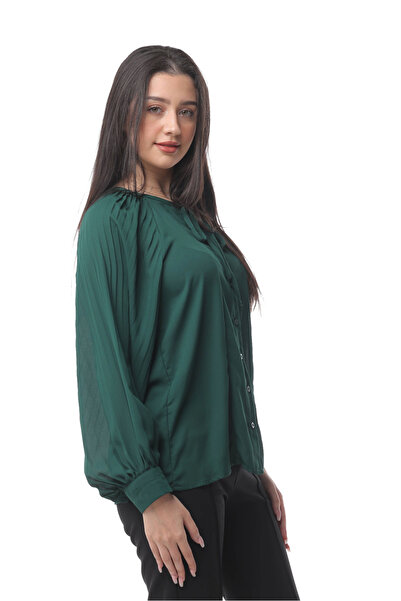 SUGA Elegant Emerald Blouse