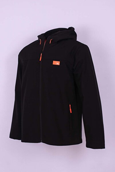 trender Μαύρο ανδρικό φούτερ 6044-1