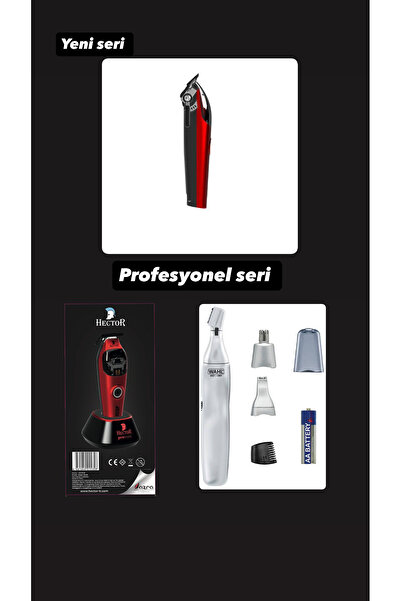 Hector Pro Stock X Blade Combo Set Saç Sakal Traş Makinesi