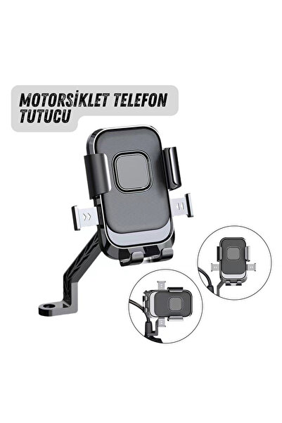 sebura Ayarlanabilir Bisiklet Scooter Motosiklet Telefon Tutucu Ayna Bağlantılı Motor Telefon Tutucu