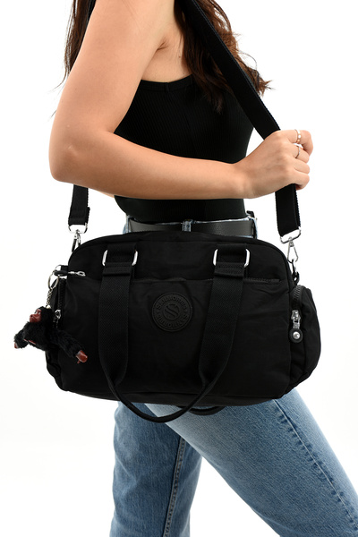 çkn sedat çakan çanta & fular & aksesuar Waterproof Multi-Compartment Women's Hand Shoulder Crossbody Bag 32X22 cm