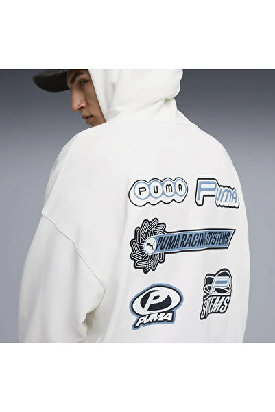 Puma FUTURE.PUMA.ARCHIVE Hoodie Mavi Erkek Hoodie