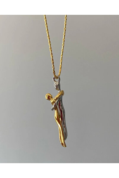 Ervalina قلادة مزدوجة ملفوفة من الفولاذ