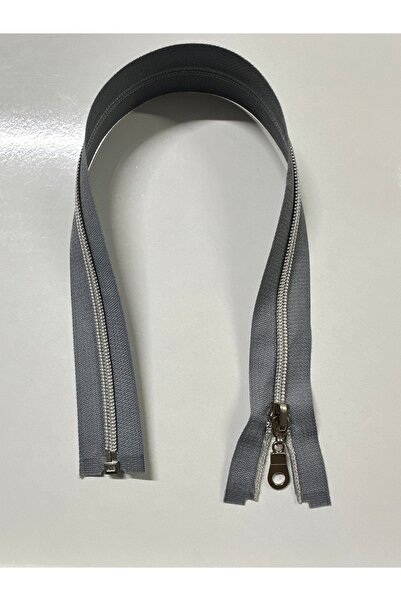 e tuhafiye 1 Piece Gray Silver Threaded T10 Separator (Six Opening) Zipper (4...