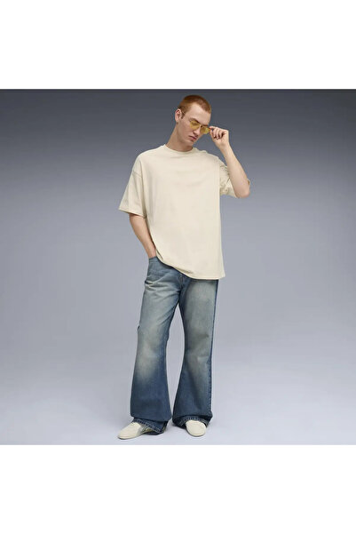 Puma Ανδρικό μπλουζάκι PL Lifestyle Tee Cream