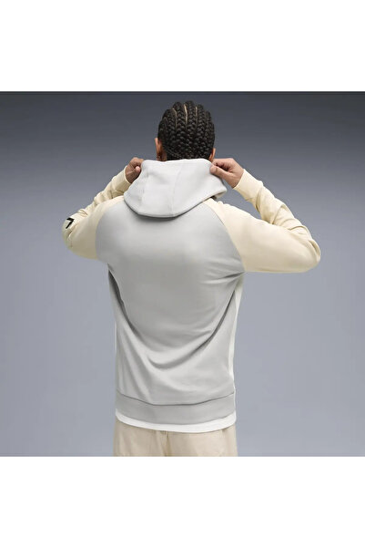 Puma PUMATECH FZ Hoodie Krem Erkek Fermuarlı Üst