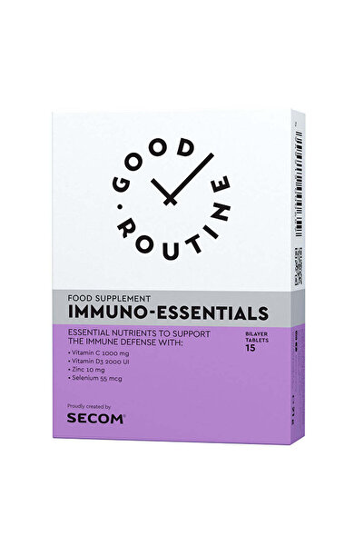 Secom Immuno-Essentials Good Routine, 15 Comprimate Dublu-strat,