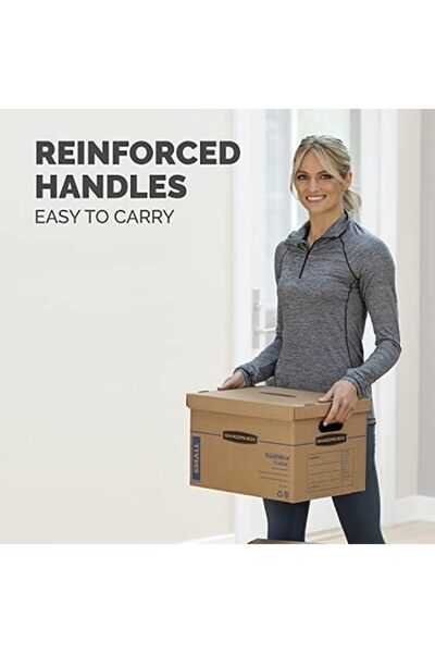 STOREMAX Sersadsn Box Smoothmove Classic Small Moving Boxes, 20-Pack, Tape-Free Assembly, Easy Move