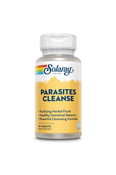 Secom Parasites Cleanse Solaray, 60 tablete,