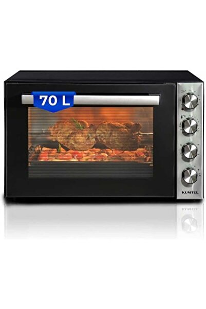 KUMTEL Electric oven 70 liters, 2000 W, Rotisserie, Granite interior, double ...
