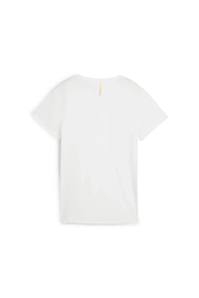 Puma RUN FAVROITES FF GRAPHIC TEE Λευκό Γυναικείο T-Shirt