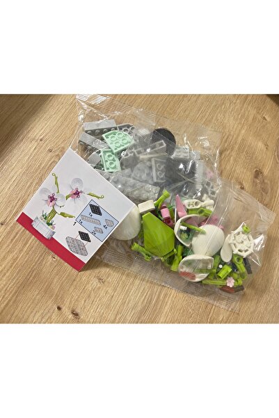 Se Promo Flowers Phalaenopsis Orchid Lego Flower Set – 138 Pieces Decorative and Hobby Toy, Decor