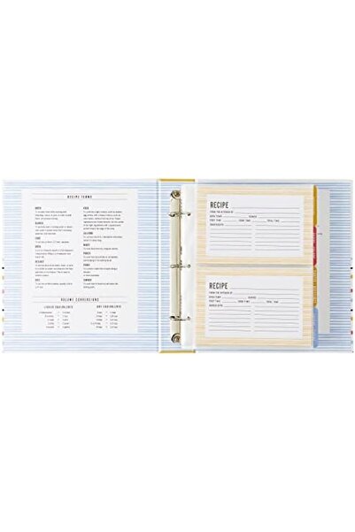 STOREMAX Sersadsn Gibson Bloom Pocket Page Book Folder, Recipe Index Cards, 21.5 cm W X 23.7 cm L, C