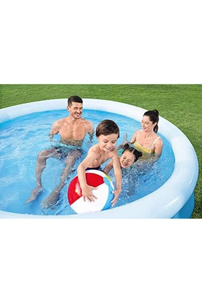 STOREMAX Sellbuyst Fast Set Foot-Pumped Pool Without Pump 305 X 66 Cm, Blue, Round Trendy 266450
