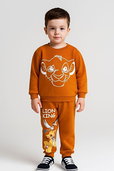 ASN APPAREL طقم أطفال شتوي من القطن ثلاثي الخيوط