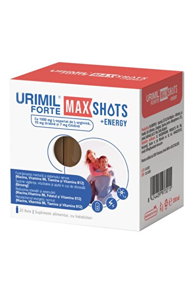 Other Urimil Forte Max Shots +Energy, 20 fiole, Naturpharma
