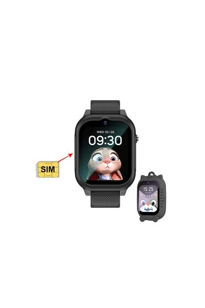 gitech Smartwatch for Kids with SIM Card, GPS, Camera, Video Voice Call, Spy Mode, SOS Button, K10