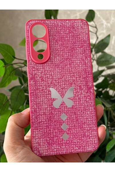 Hatreds Samsung Galaxy S25 Edge Kılıf Kelebek Desenli Aynalı Tasarım Taşlı Si...