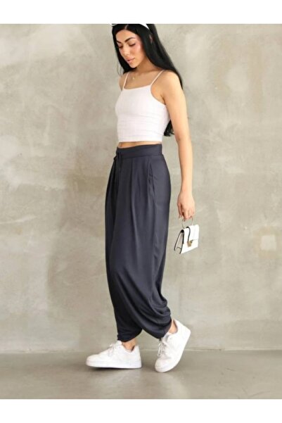 CyRo Modal Kumaş Yumuşak Doku Şalvar Pantolon